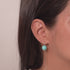Turquoise | .925 Sterling Silver | Chain Drop Threader Gemstone Earrings